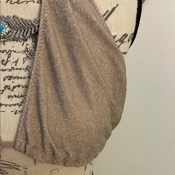 Bozzolo | Cream Shimmery Bikini Set Size Medium - Picture 6 of 8